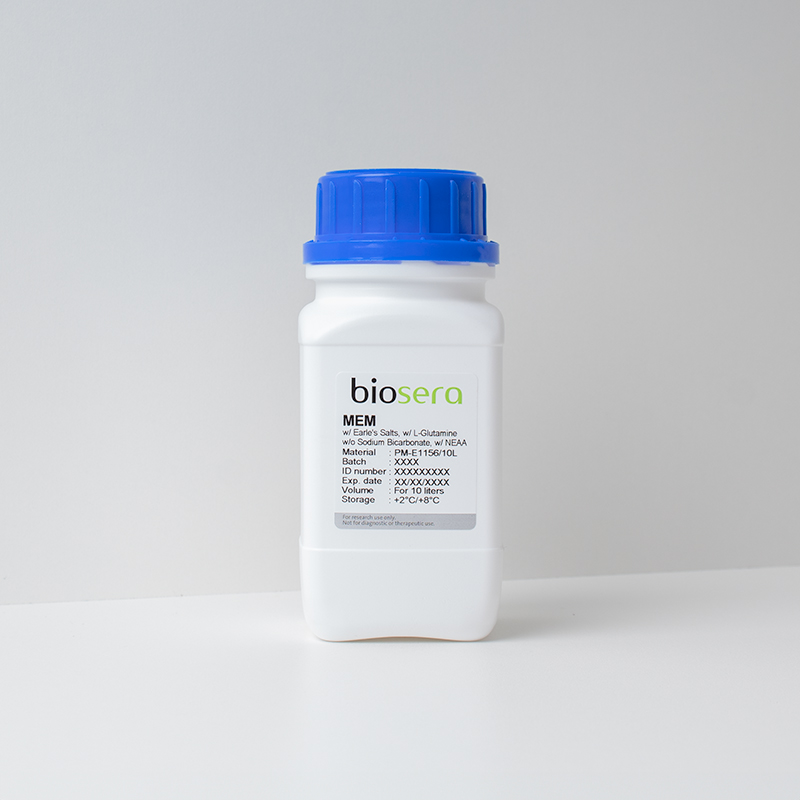 MEM w/ Earle's Salts w/ L-Glutamine w/ NEAA w/o Sodium Bicarbonate - For 1L