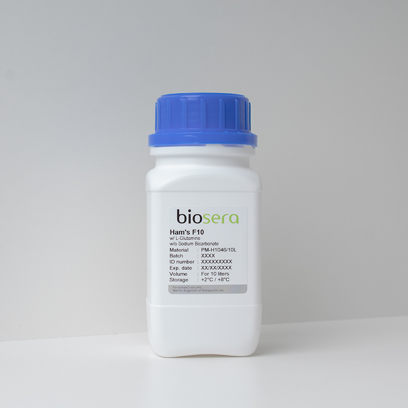 Ham's F10 w/ L-Glutamine w/o Sodium Bicarbonate - For 1L