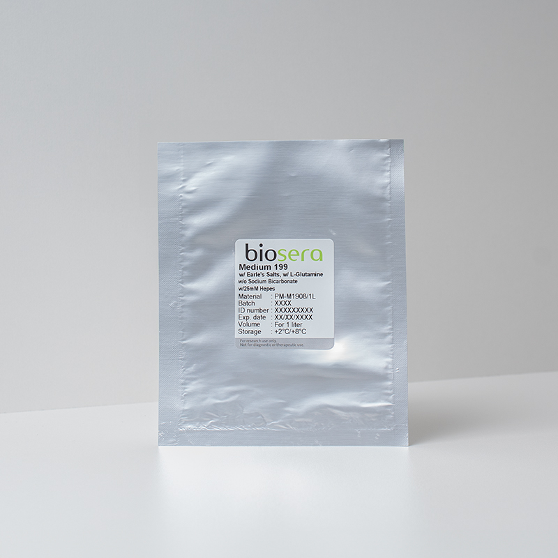 Medium 199 w/ Earle's Salts w/ L-Glutamine w/o Sodium Bicarbonate w/ 25 mM Hepes - For 10L