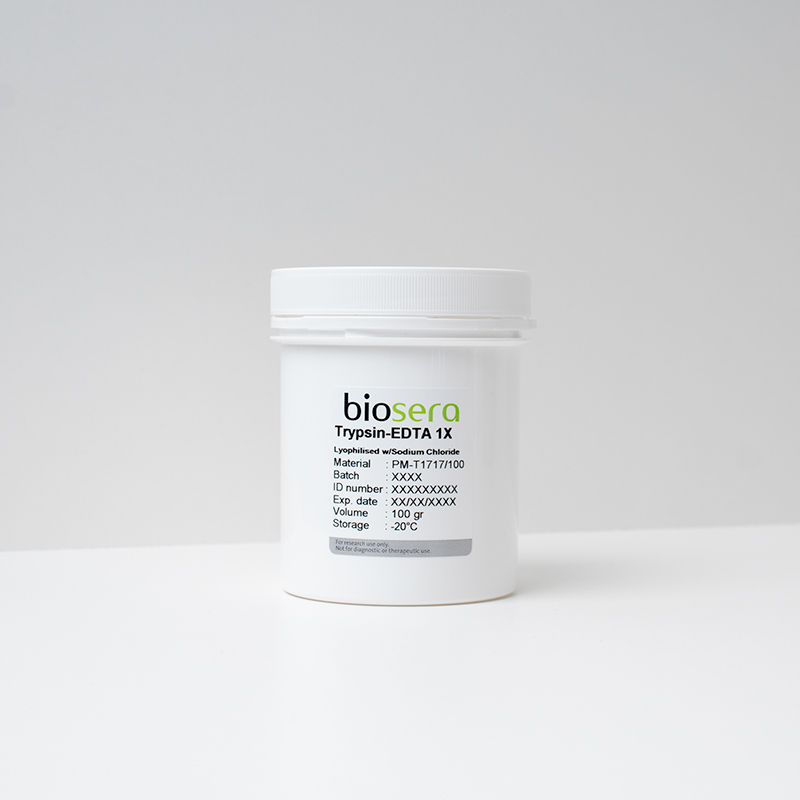 Trypsin EDTA 1X Lyop. w/ Sod. Chloride -10g