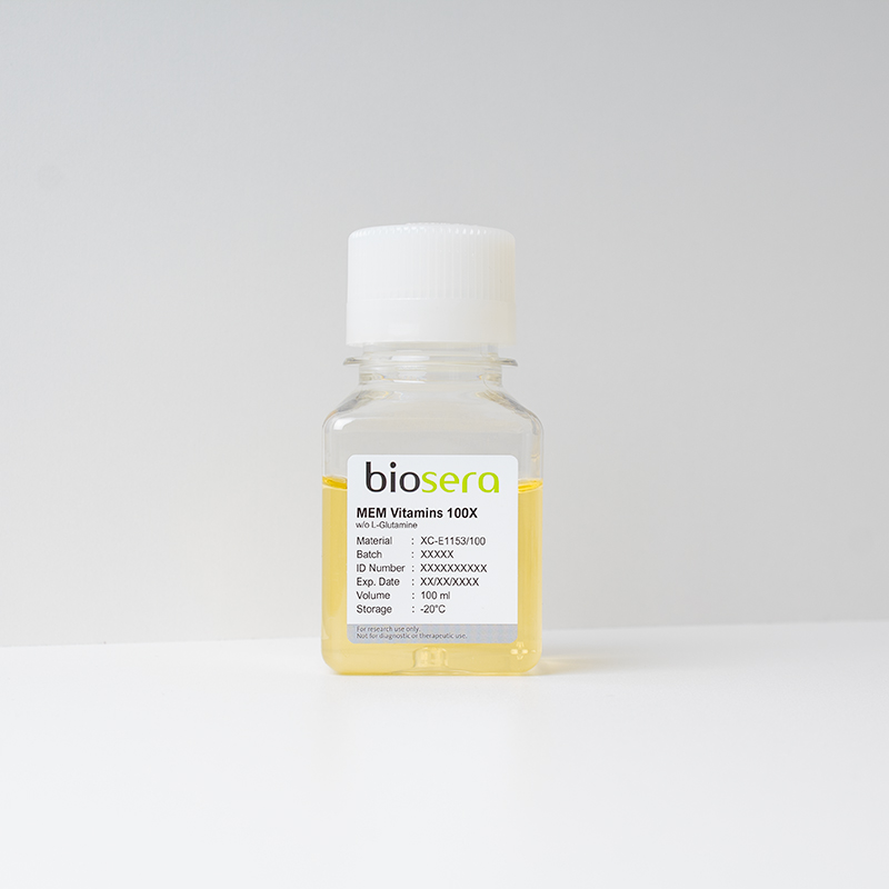 MEM Vitamins 100X w/o L-Glutamine - 100ml