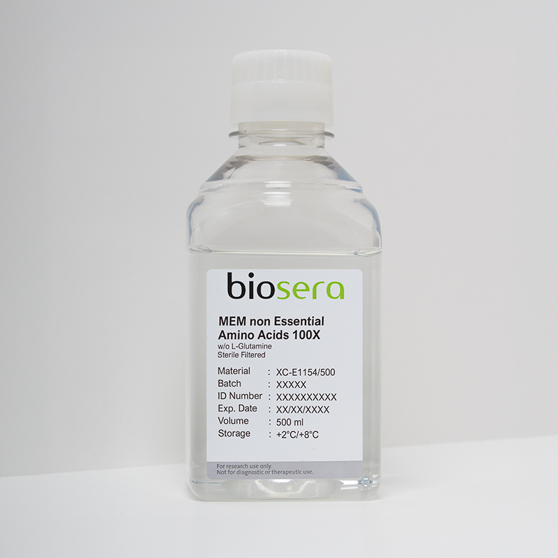 MEM non Essential Amino Acids 100X w/o L-Glutamine - 500ml