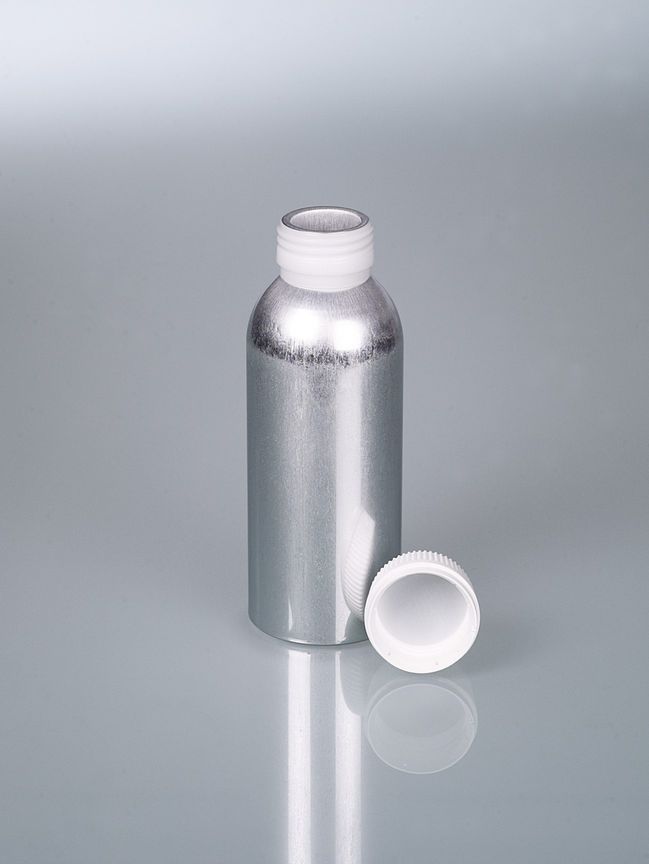 Aluminium bottle, UN, AL 99.5, 300 ml w/ cap