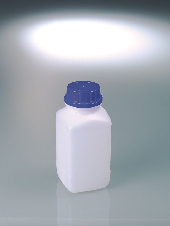 Wide-necked reagent bottle, HDPE, 750 ml, w/ cap