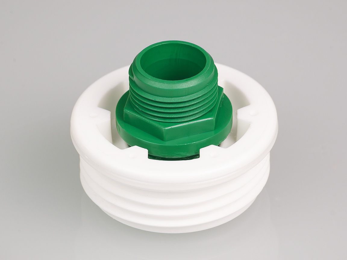 Thread adapter 3/4"out.-2" Tri-Sure coarse outer