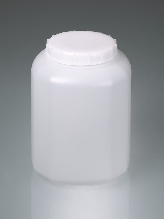Wide-mouth container, HDPE, 5 l, w/ cap