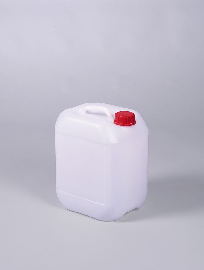 Jerrycan, HDPE transparent, UN, DIN50, 10l, w/ cap
