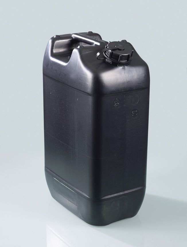 Electr. conductive canister, HDPE, UN, 20l, w/ cap