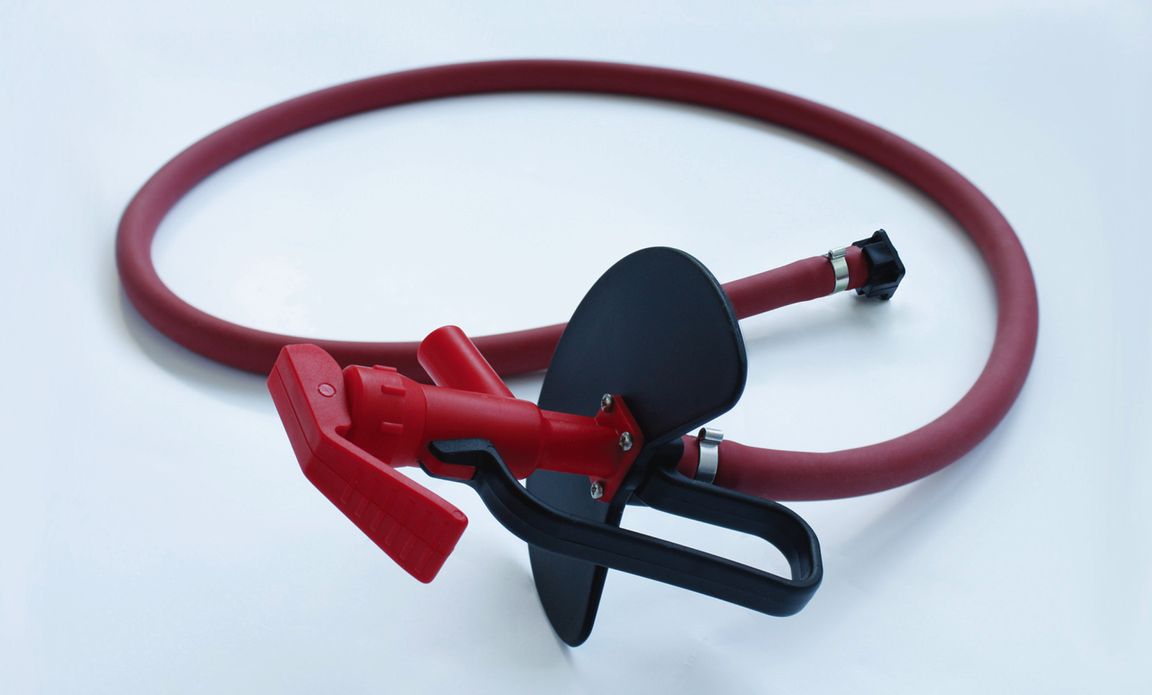 Discharge hose w/ stopcock, PumpMaster liquids