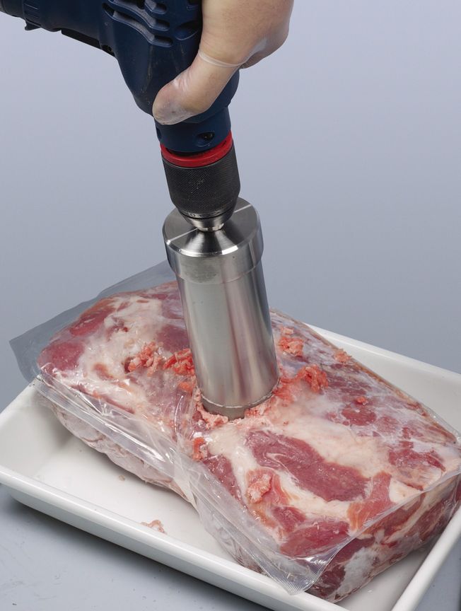 Ice borer, V4A, inner-xouter-Ø 50x54mm, depth 20cm