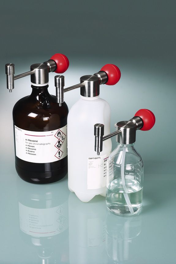 Mini solvent pump, 1,8 l/min, connection GL45