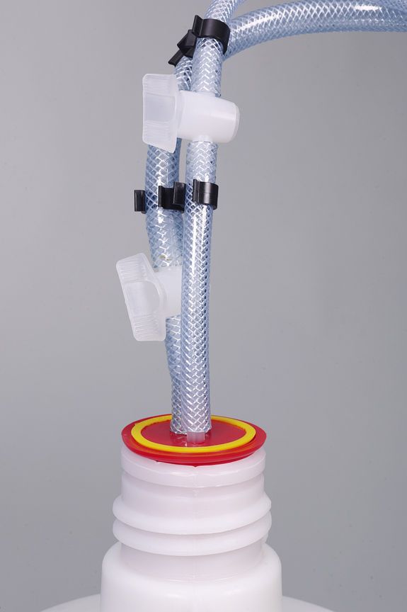 Gas-tight barrel pump PP, connection Ø 30-70 mm