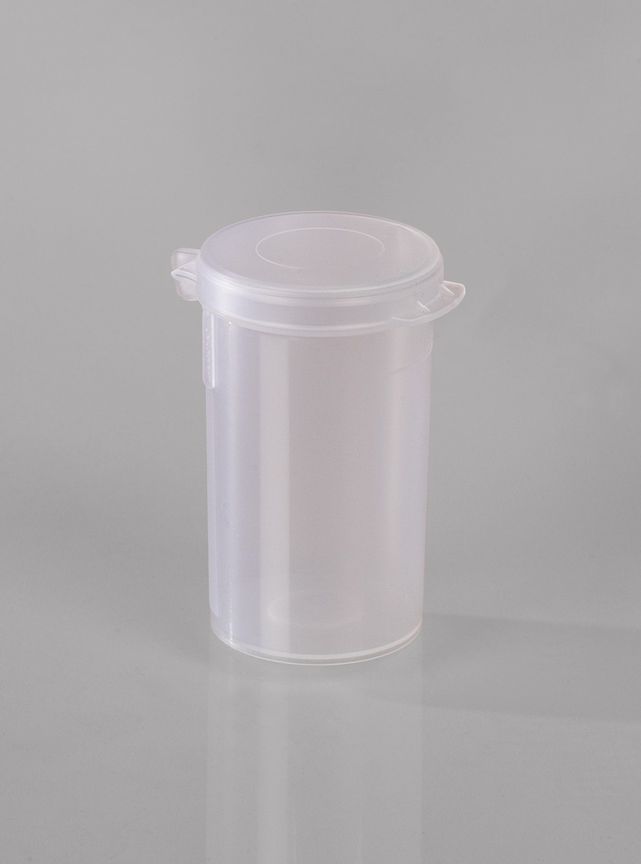 Box, aseptic, 90 ml, flip-top, w/ label area.