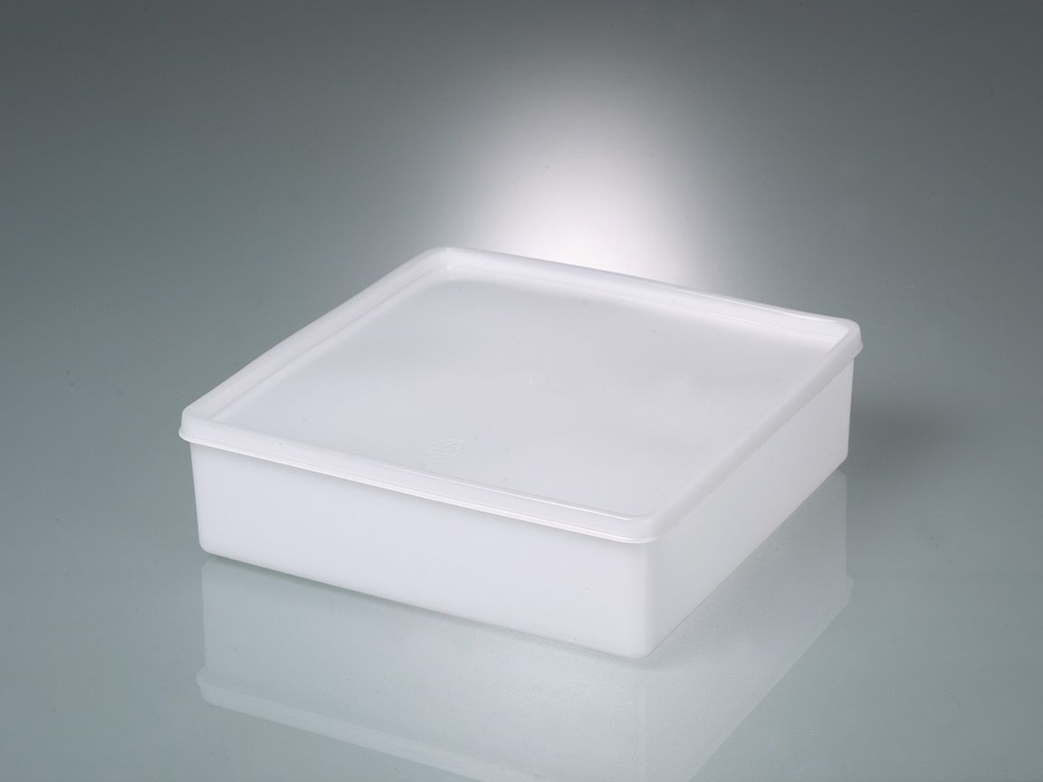 All-purpose box square, PE, 2000ml, L:208mm, w/cap