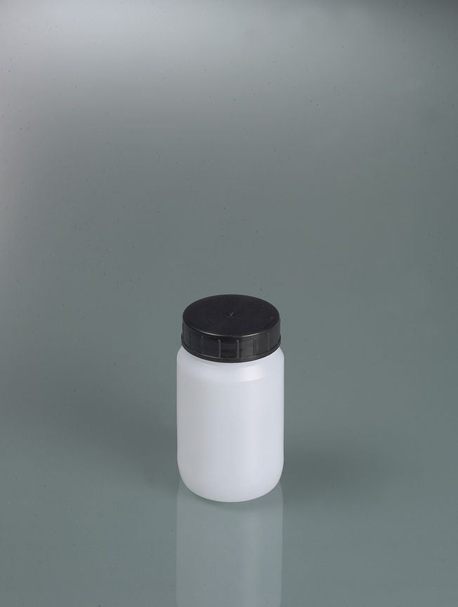 Wide-necked box round, HDPE, 100ml, Ø 48, w/cap