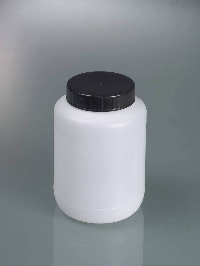 Wide-necked box round, HDPE, 750ml, Ø 94, w/cap