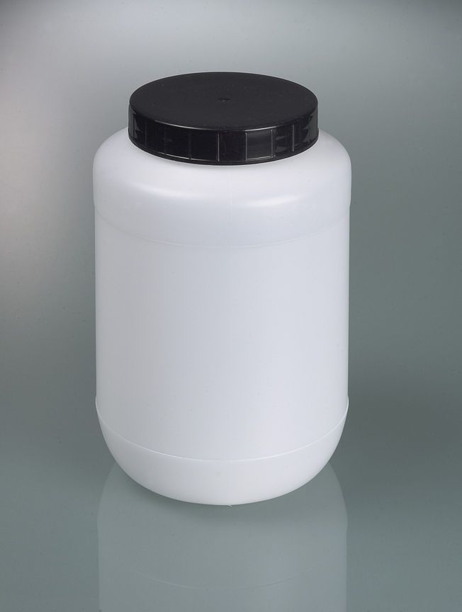 Wide-necked box round, HDPE, 1500ml, Ø114mm, w/cap