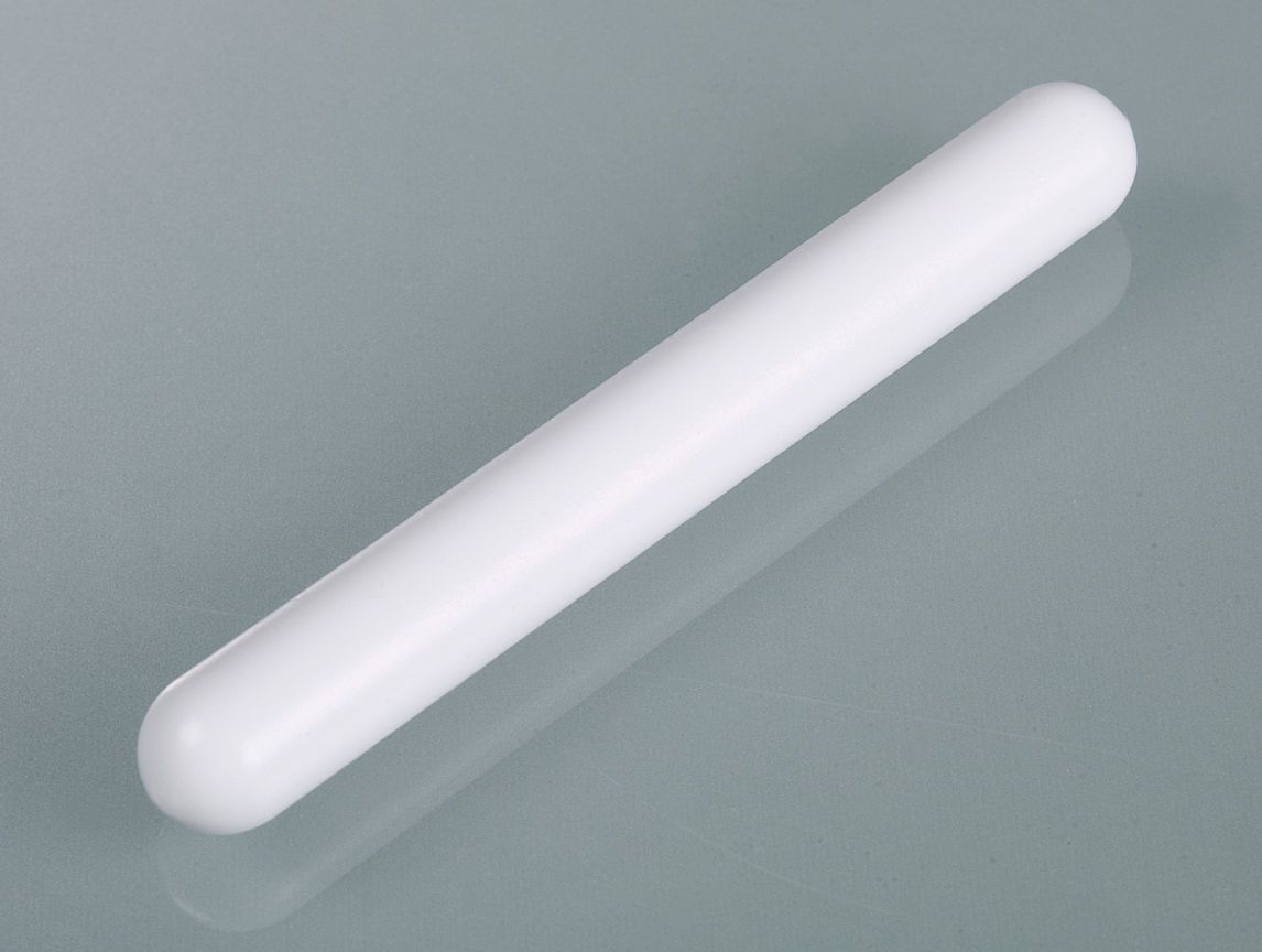 Magnetic stirring bar, PTFE, cylindr., LxØ 80x10mm