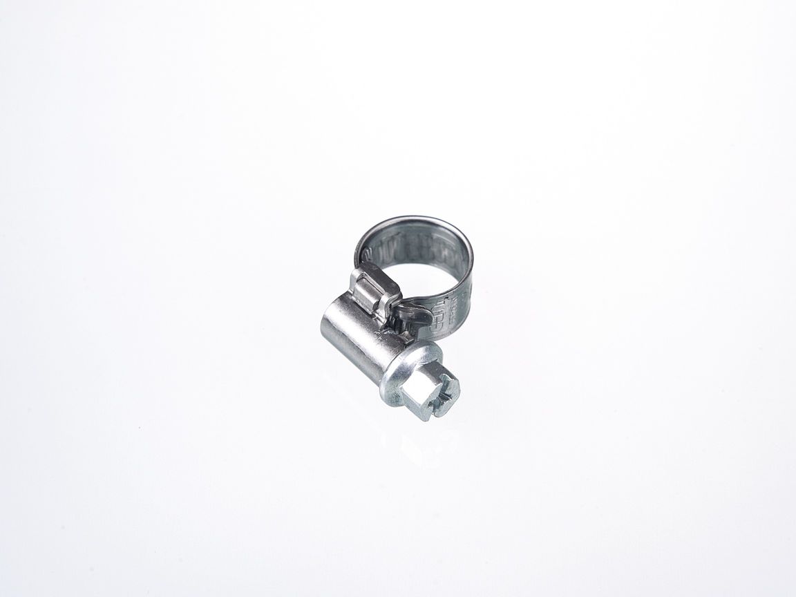 Worm-threaded hose clip, SS, Ø8-12mm, 10pcs