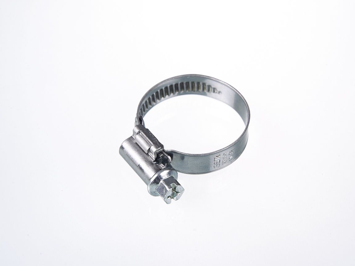 Worm-threaded hose clip, SS, Ø20-32mm, 10pcs
