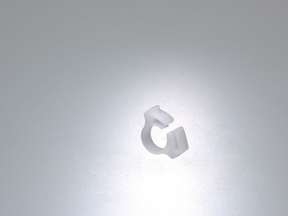 Hose clip POM, for hose-Ø6-6,5mm, 10pcs