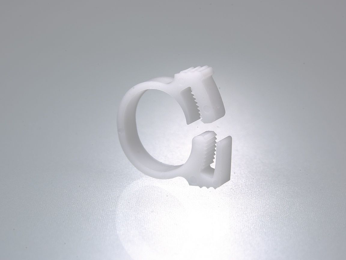 Hose clip POM, for hose-Ø17-19mm, 10pcs