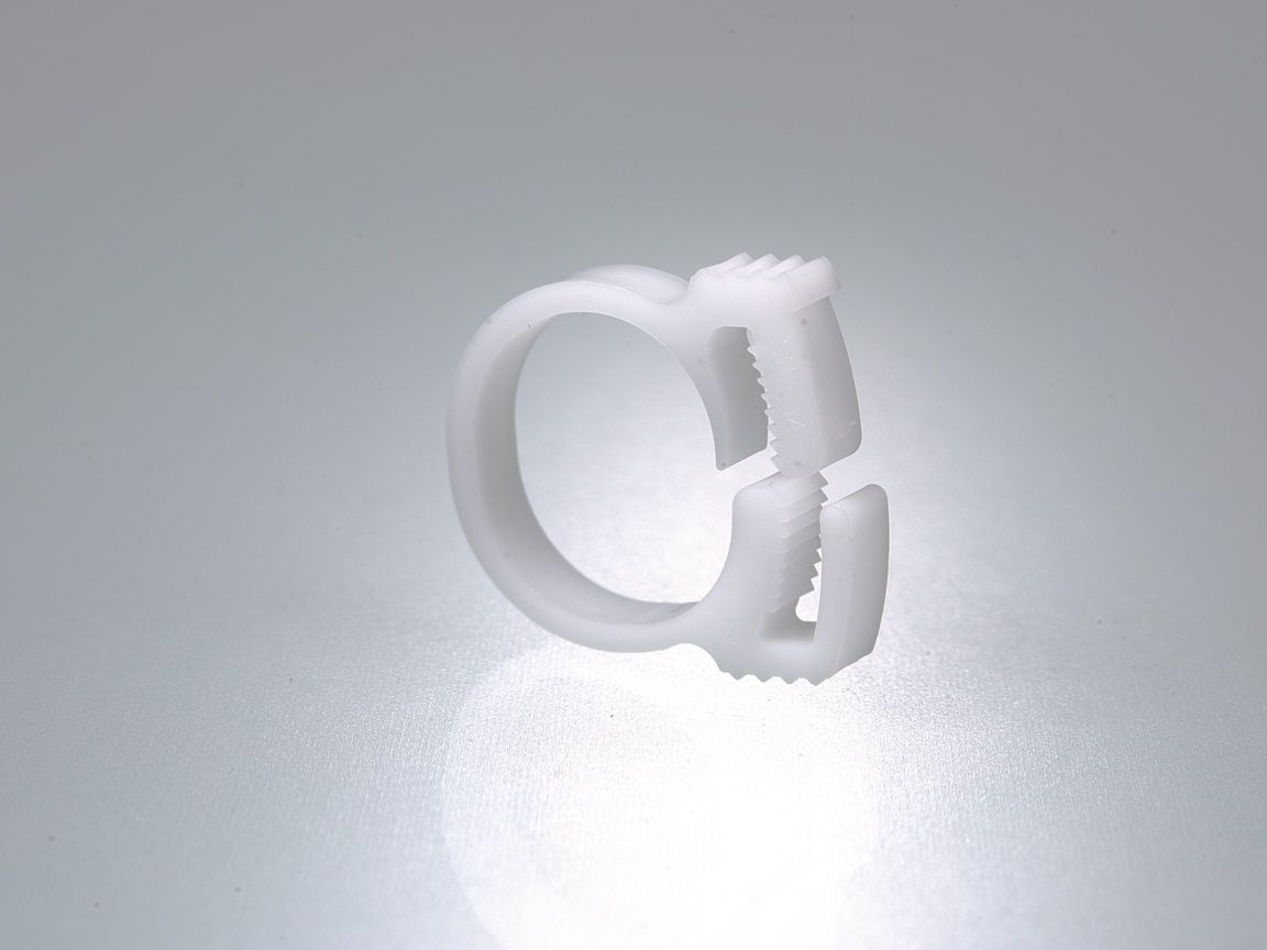 Hose clip POM, for hose-Ø18-20mm, 10pcs