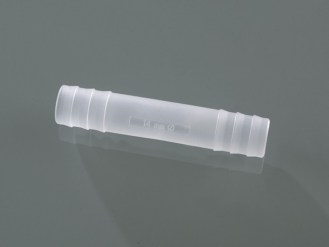 Conn. straight, cyl.nozzle, PP, Ø13-15mm, 10pcs