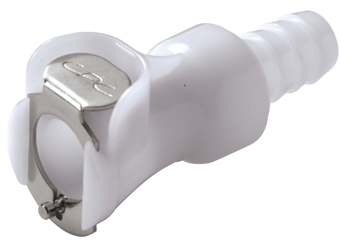 Lynkobling, POM, hun, m.  ventil, stuts Ø9,5mm