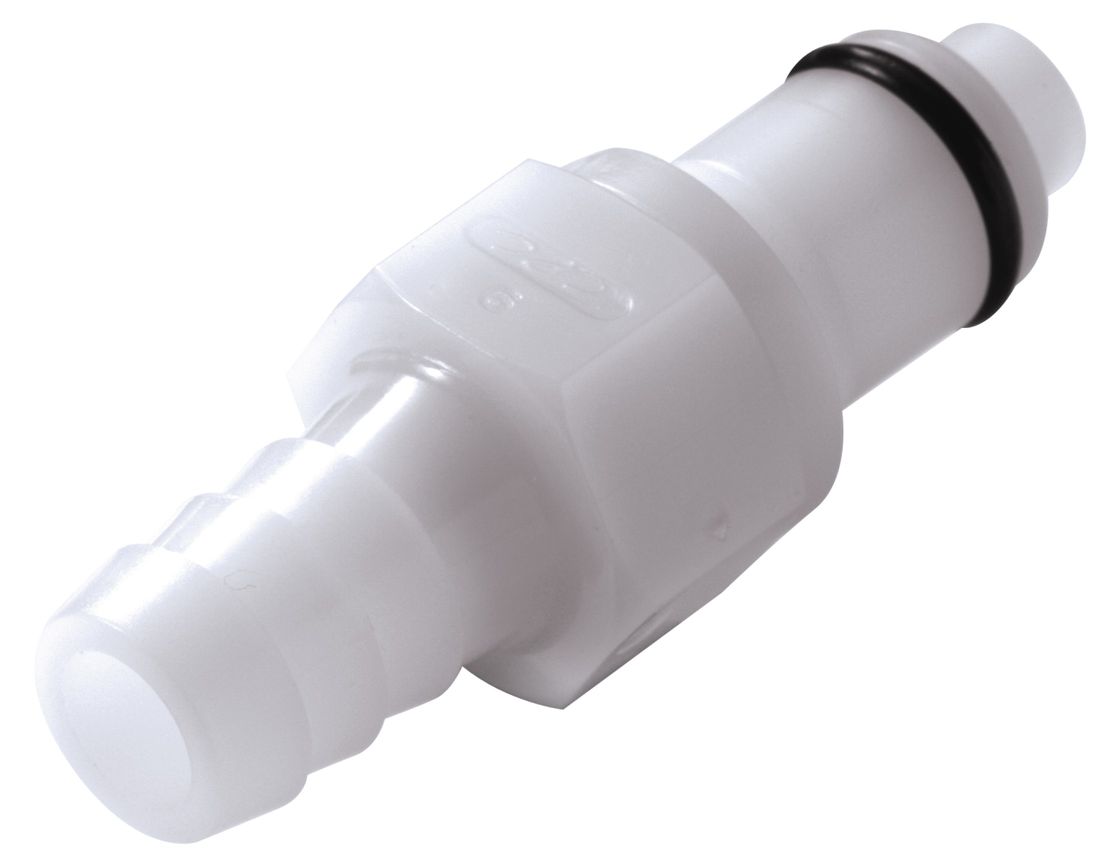 Lynkobling, POM, han, m.  ventil, stuts Ø9,5mm