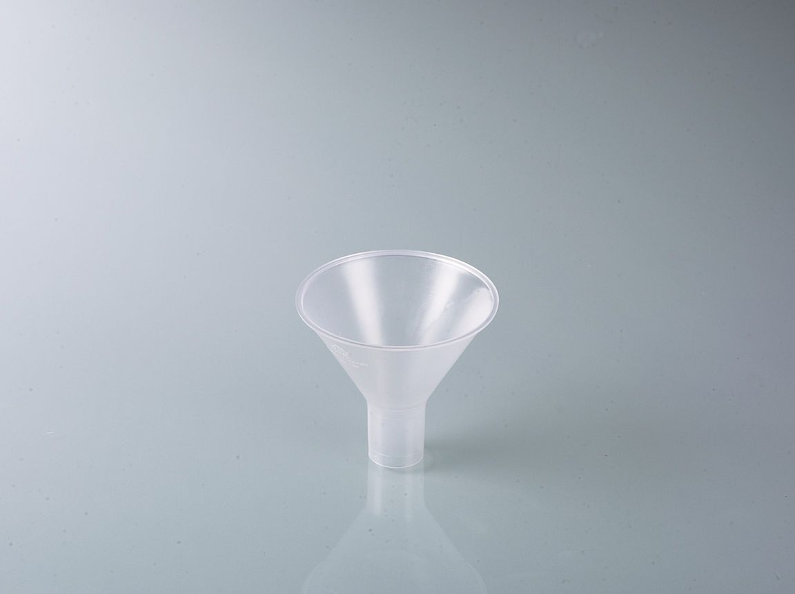 Powder funnel, PP, outer-Ø 80, outlet-Ø 21