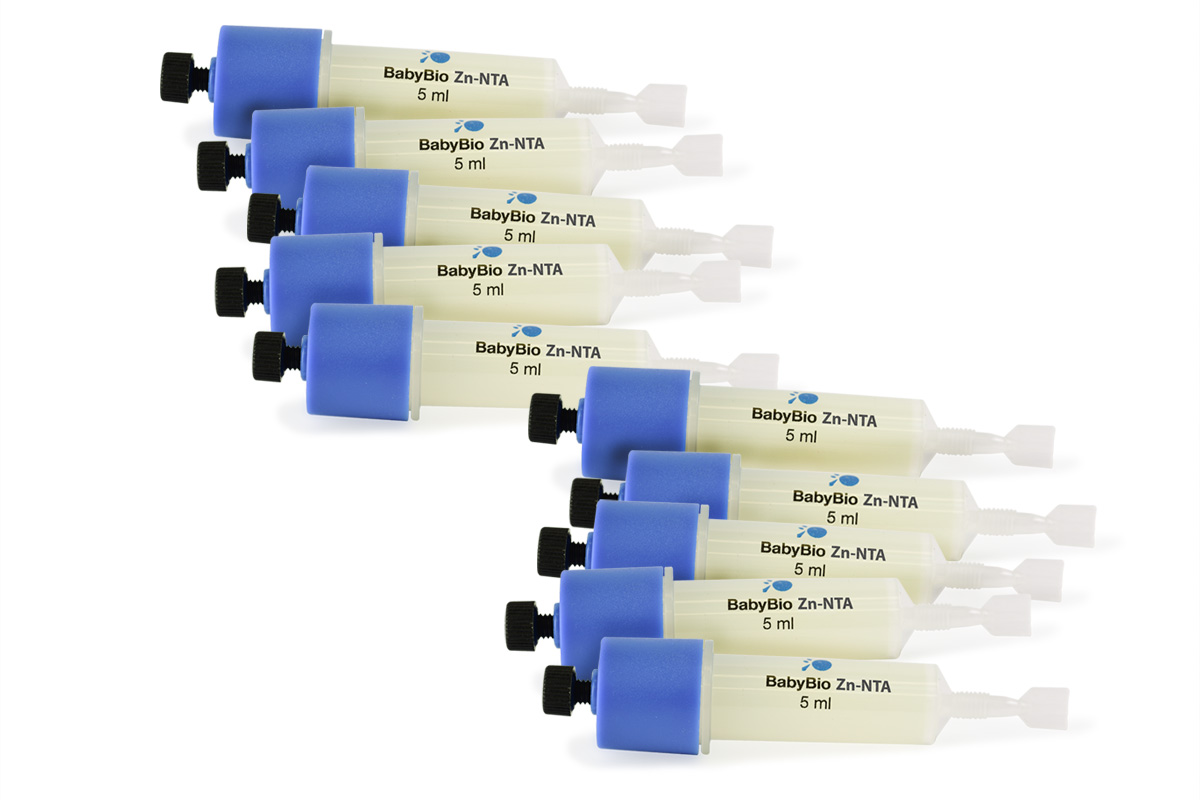 BabyBio kolonne Zn-NTA 5 mL x 10
