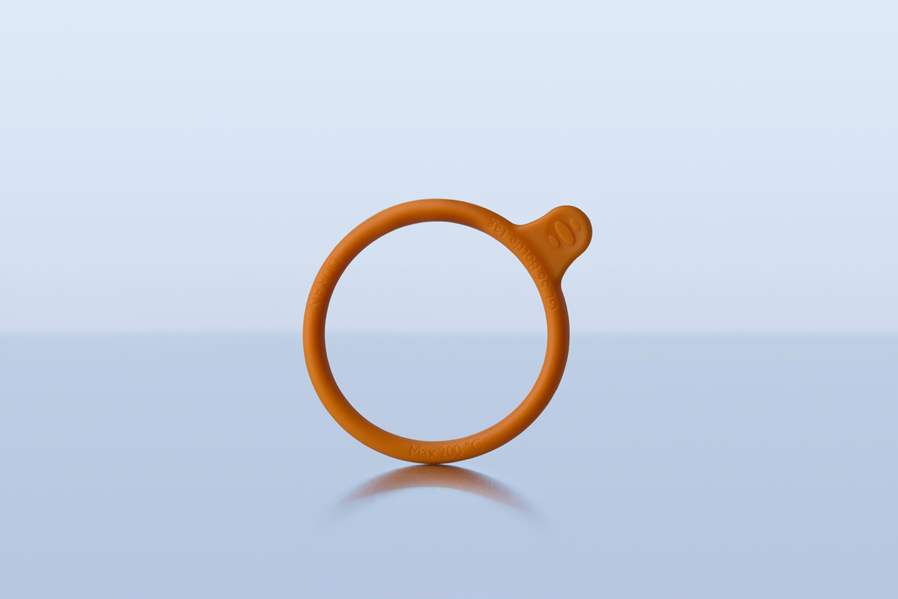 DURAN GL56 Bottle Tag, Orange sil, 20stk