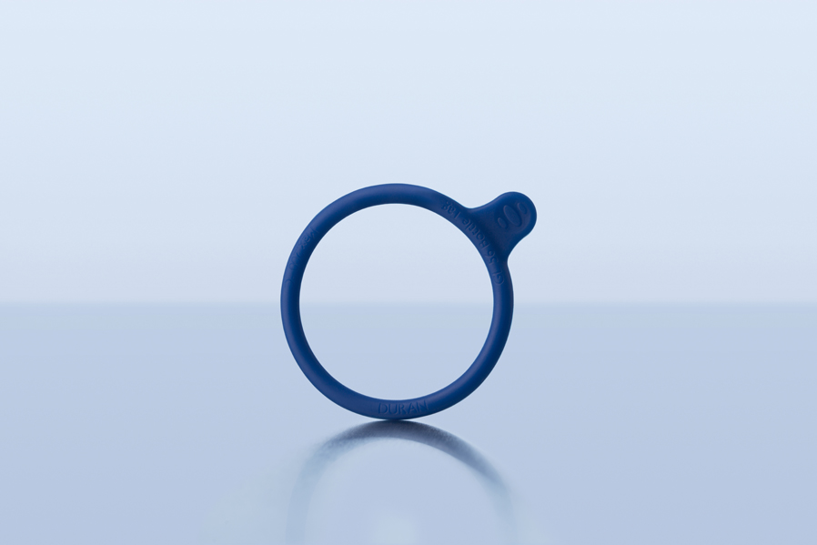 DURAN GL56 Bottle Tag, Blue sil, 20stk