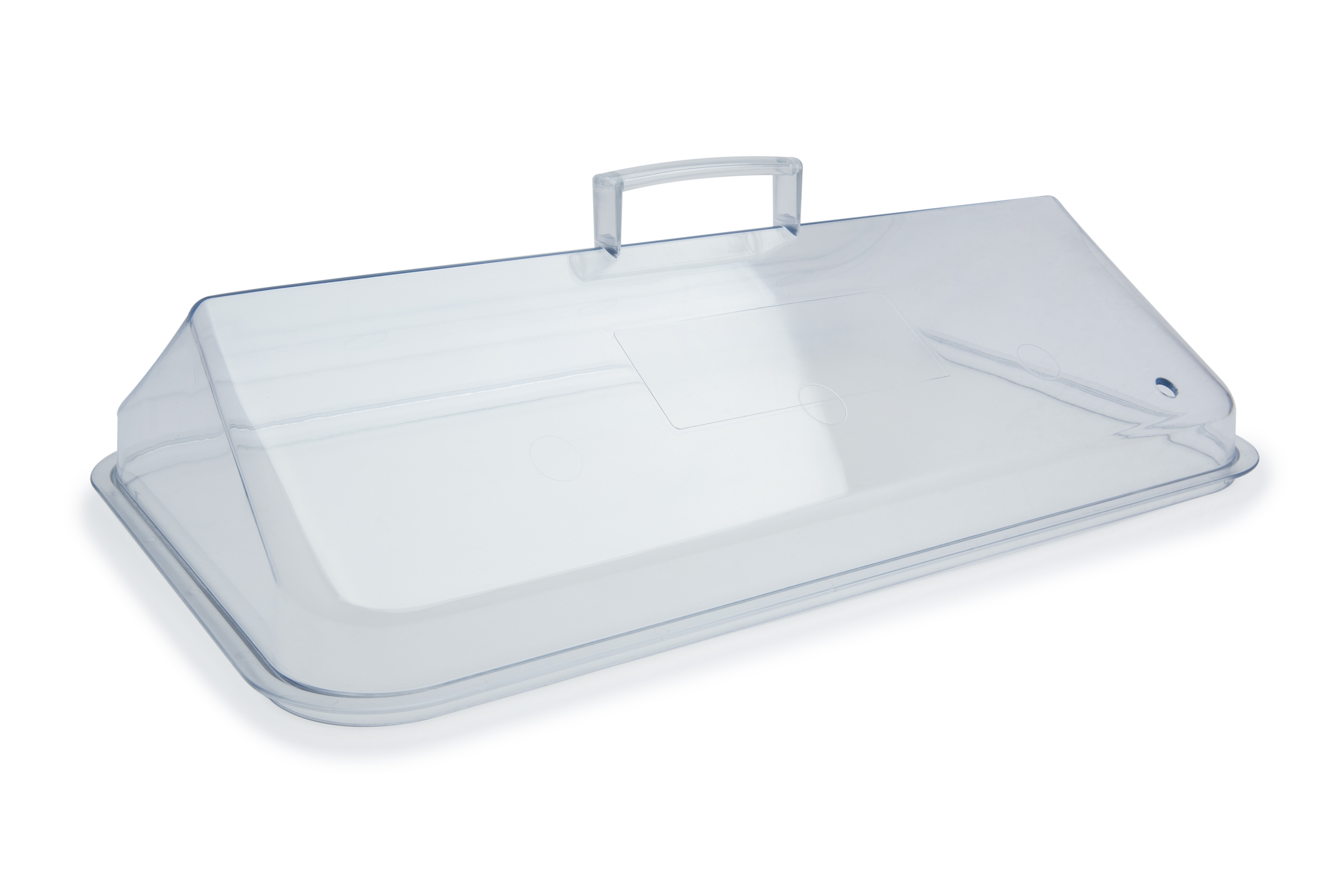 Lid gabled polycarbonate clear for SAP18/26, JBN18