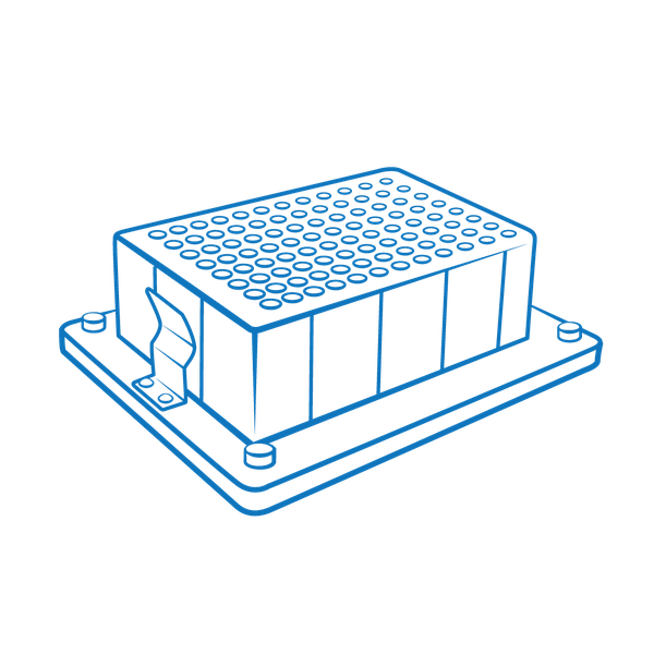 Block heating for Starlab® 96/1200ul. For use with