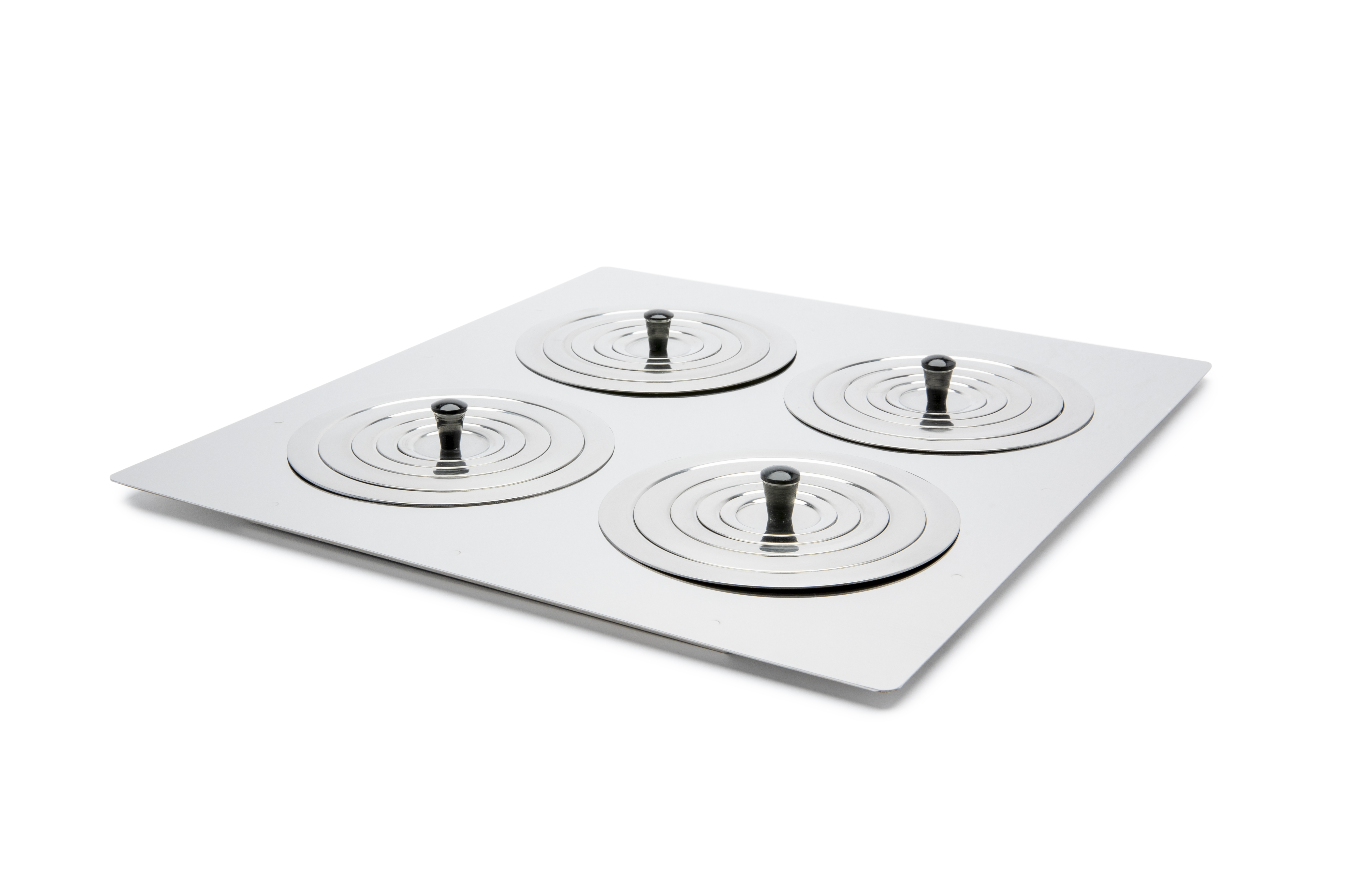 Lid flat stainless steel with ring set for SAP12,
