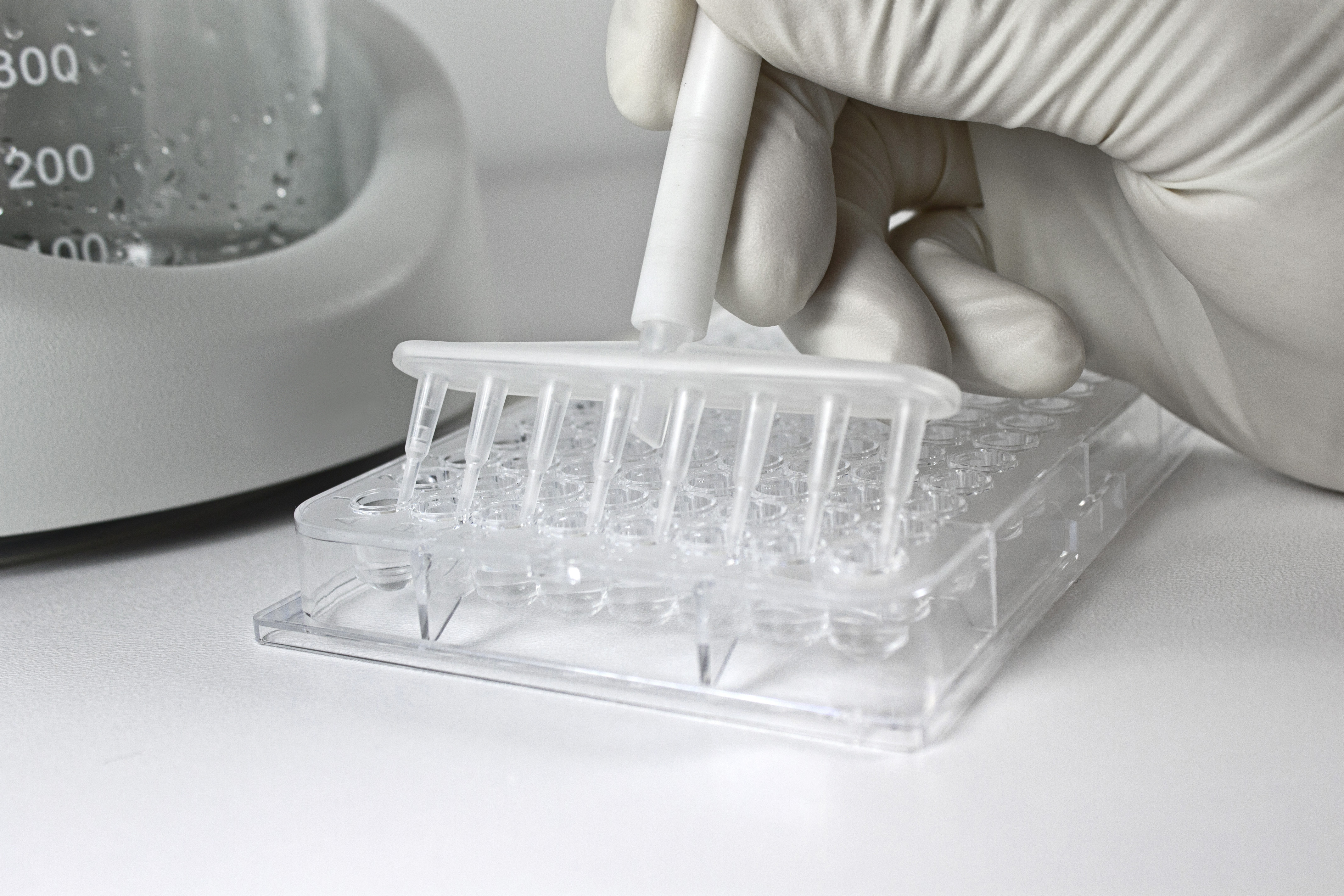 8 channel adapter set, manifold, 8 channel tip and