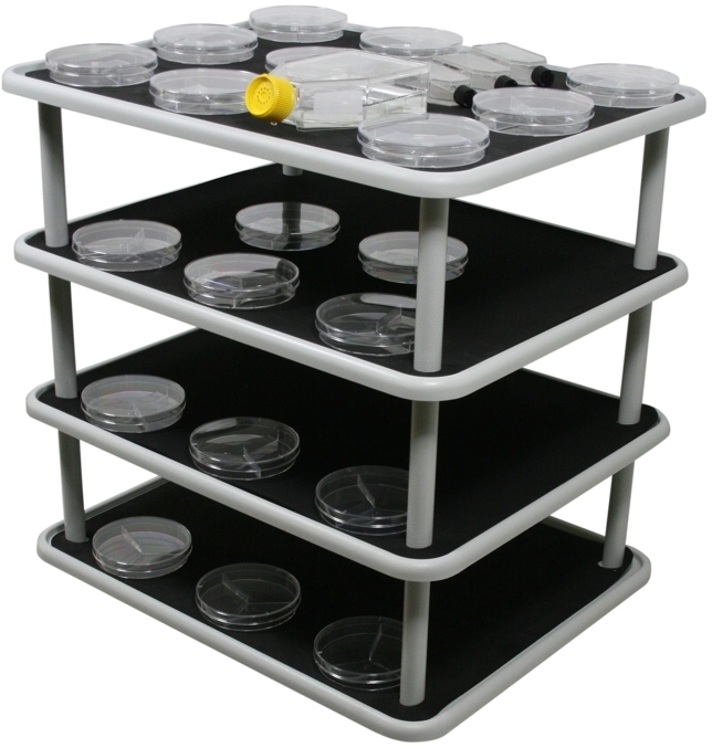 Platform flat 4-level tower with non-slip mat 480