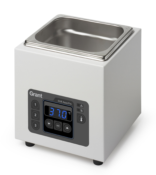 Water bath, digital, 2L ambient +5 to 99°C, includ