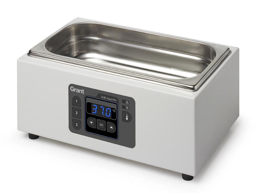 Water bath, digital, 2L shallow ambient +5 to 99°C