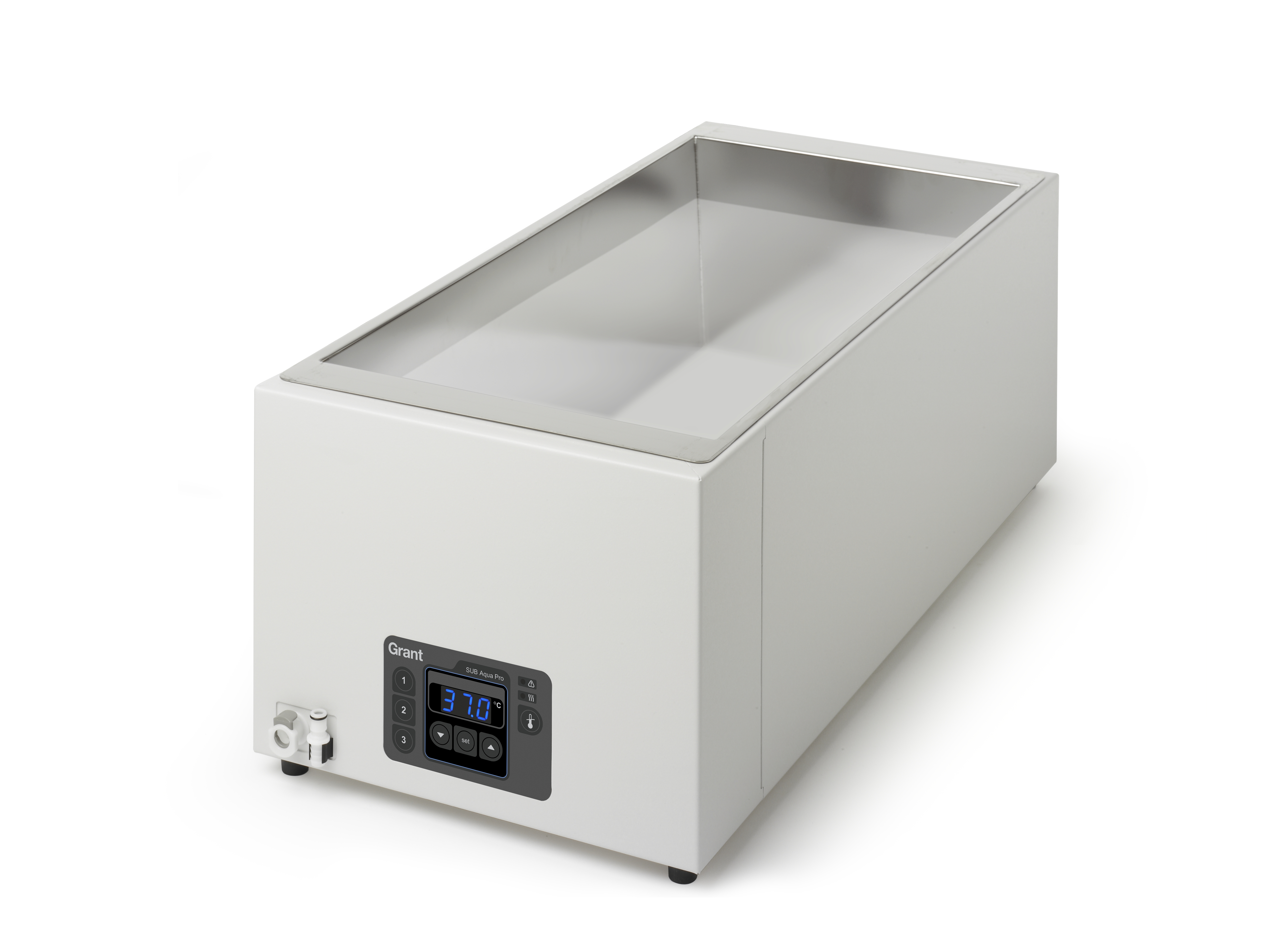 Water bath, digital, 34L ambient +5 to 99°C, inclu