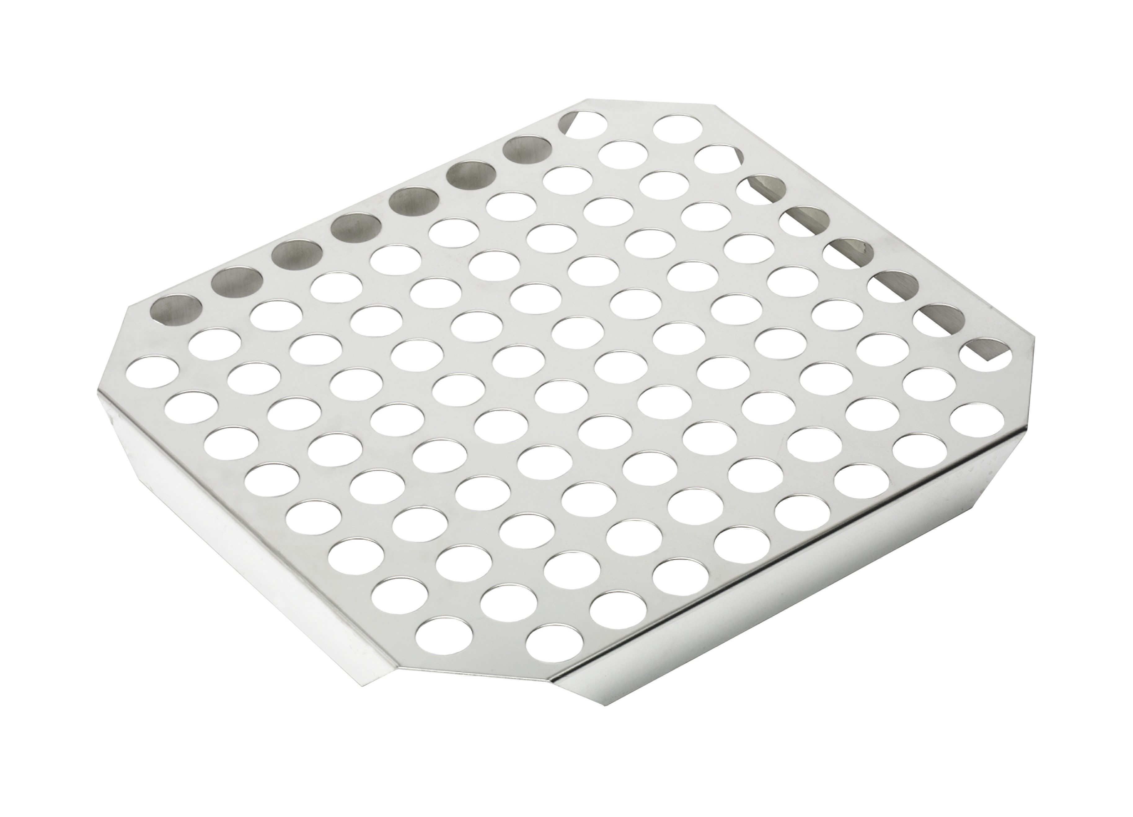 Base tray, stainless steel, perforated for LSB12