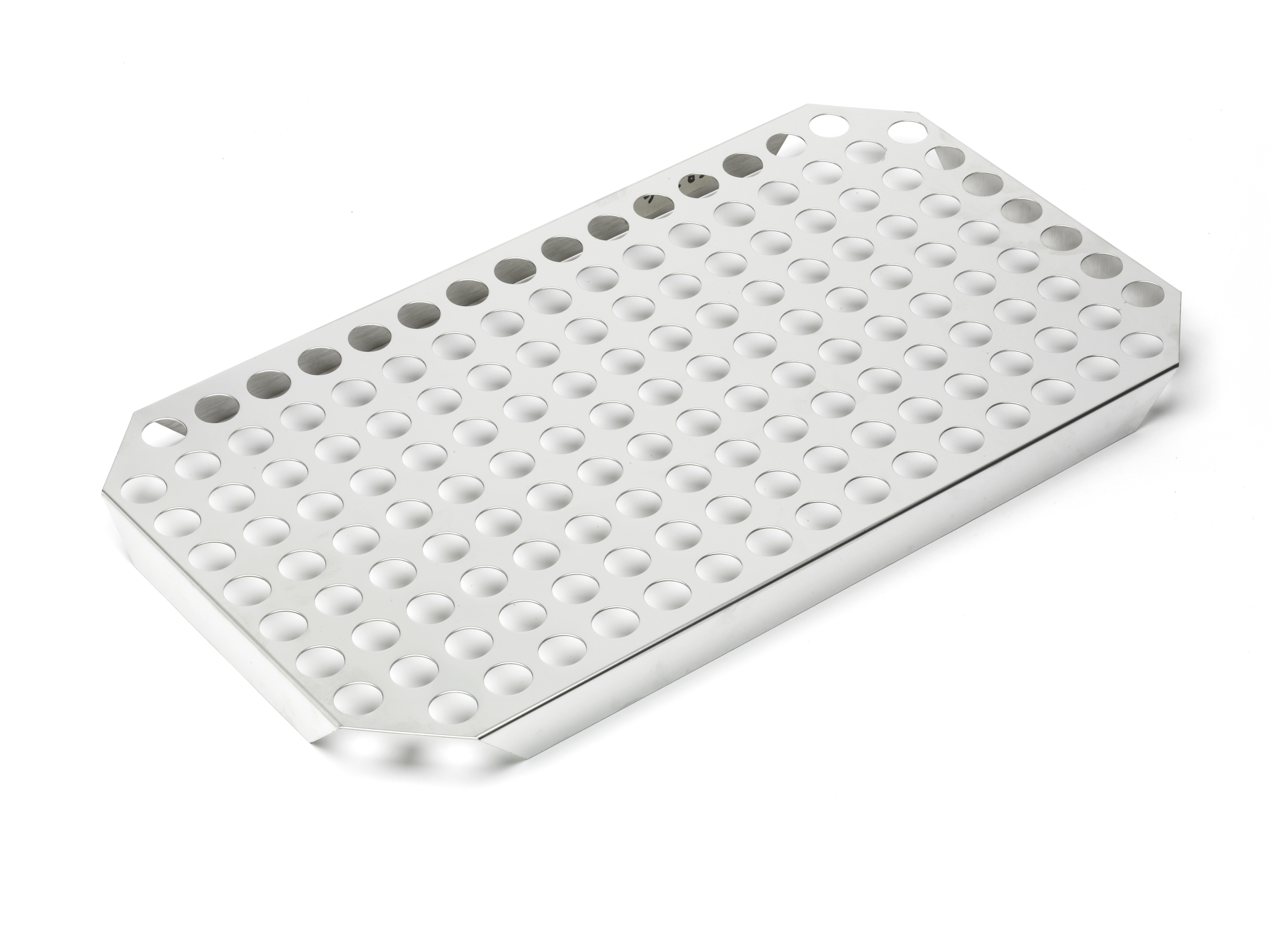 Base tray, stainless steel, perforated for OLS26/L