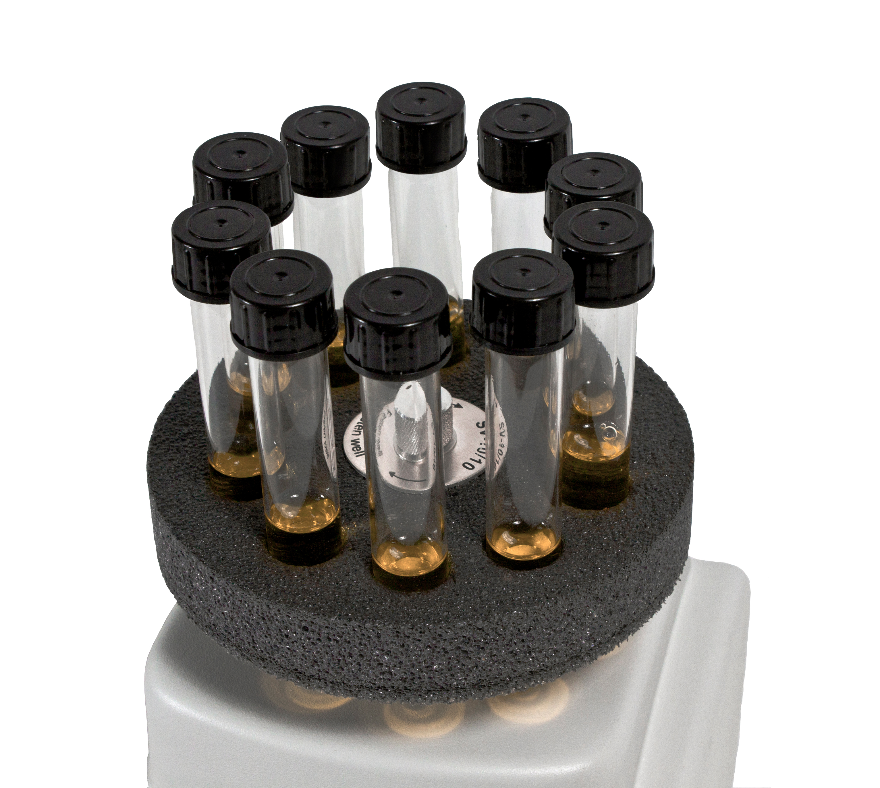 Platform for 10 x 10 ml (12 mm) tubes