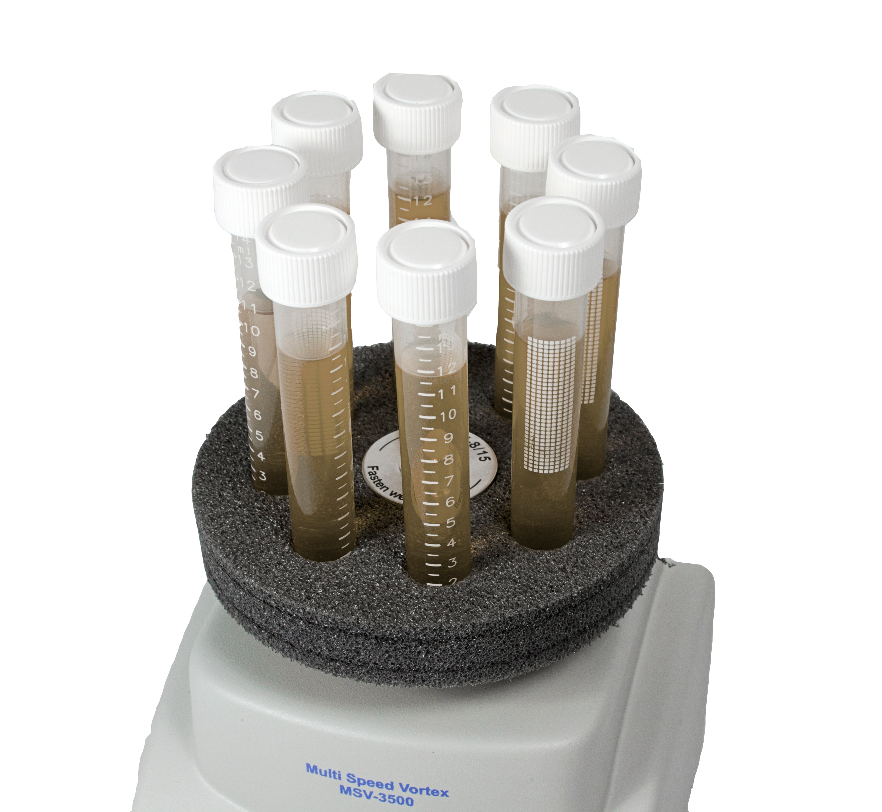 Platform for 8 x 15 ml (16 mm) tubes