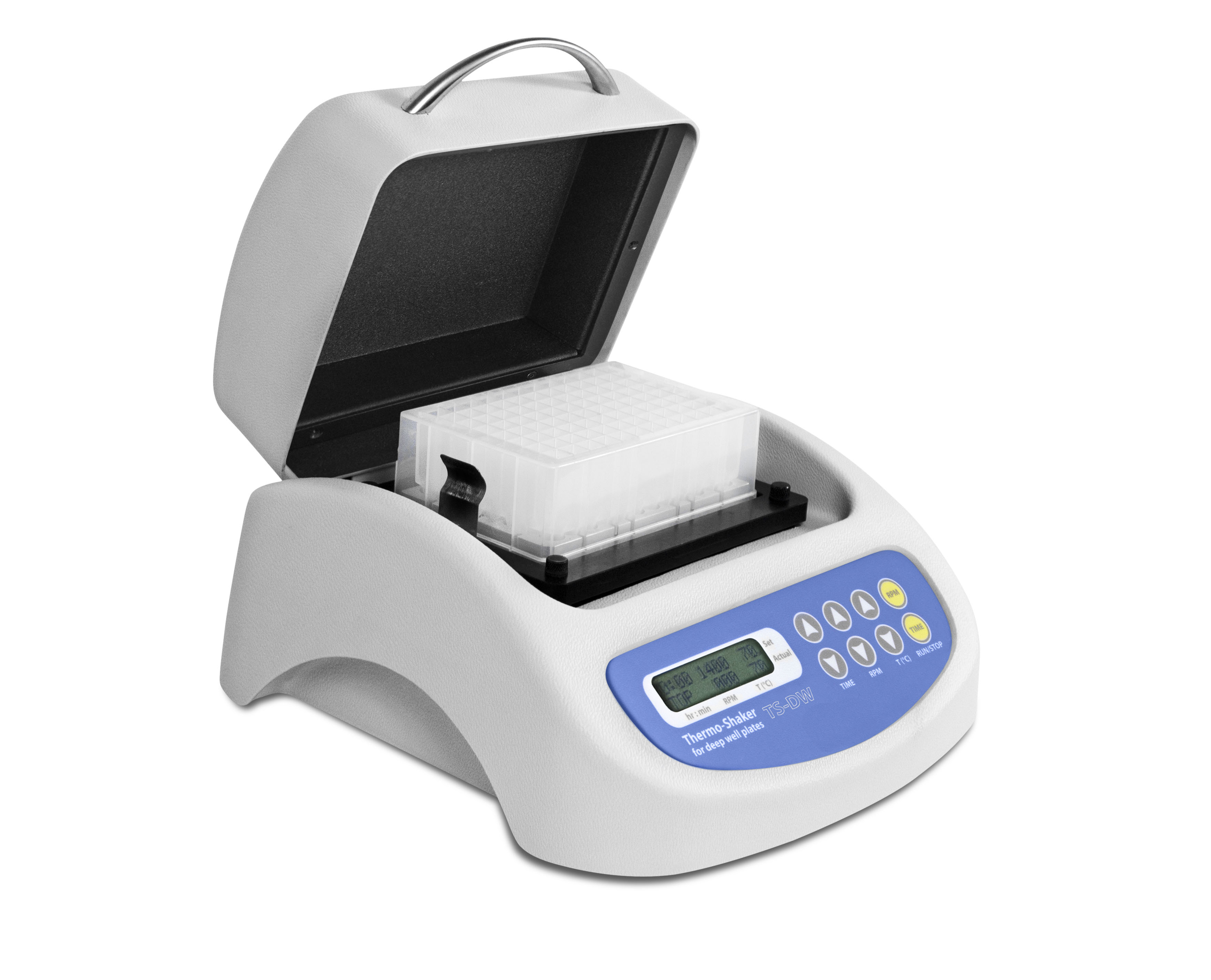 Thermoshaker for deepwell plates holds 1 plate, am