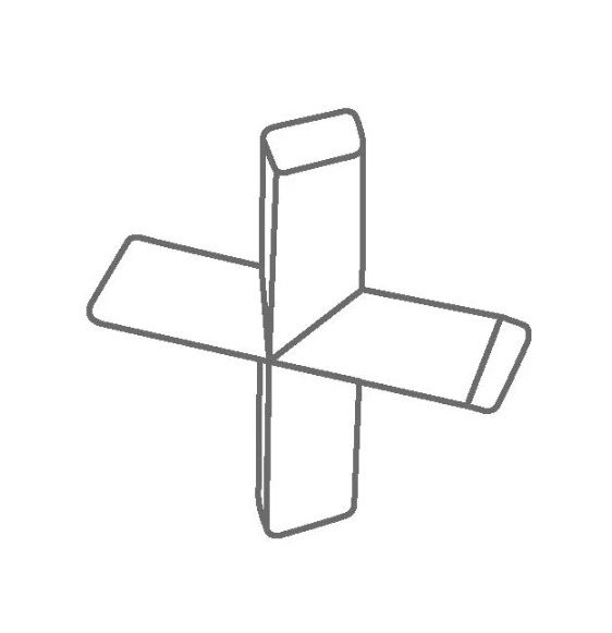 IKAFLON® 10 Set (5 Pcs) cross Magnetic stirring ba