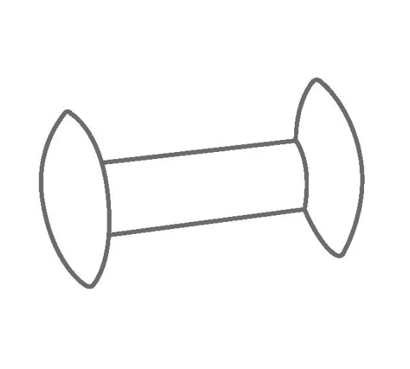 IKAFLON® 37 Set (5 Pcs) bone Magnetic stirring bar