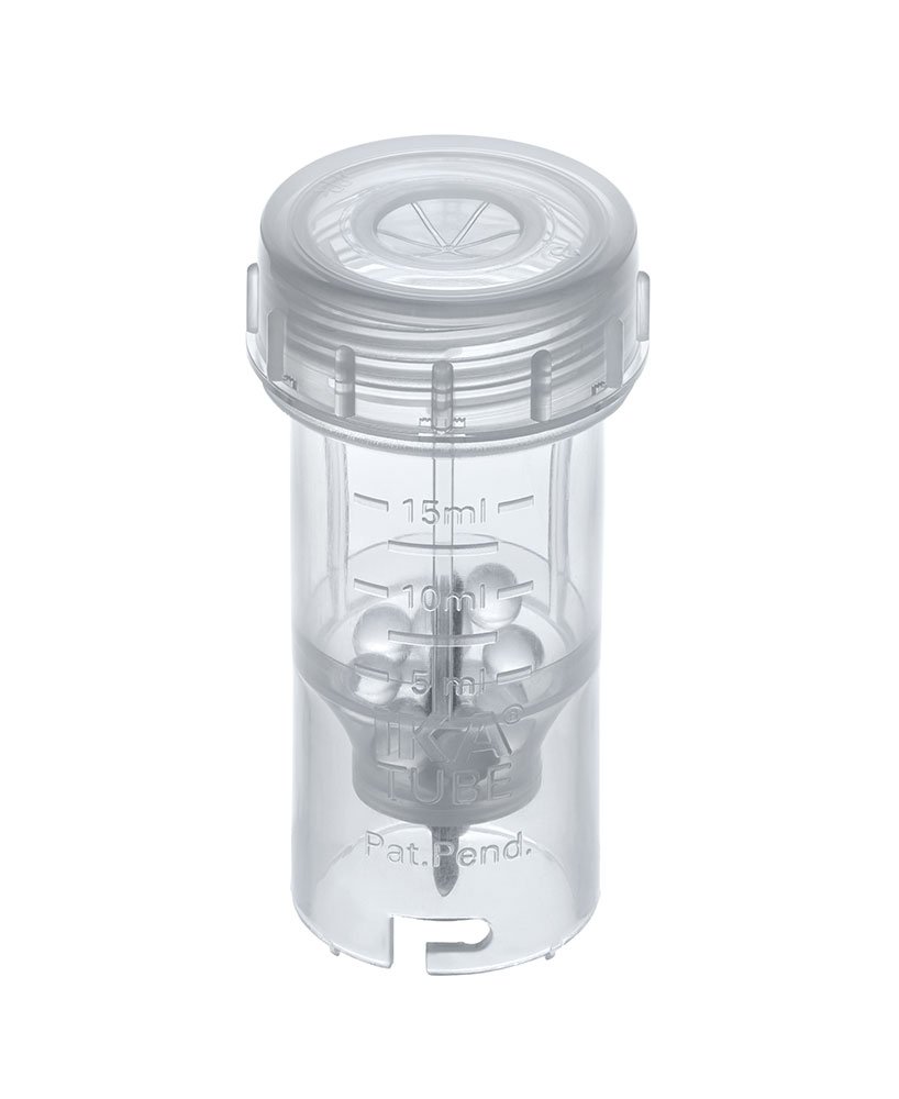 IKA BMT-20-G-M-gamma Ball milling tube, glass, ste